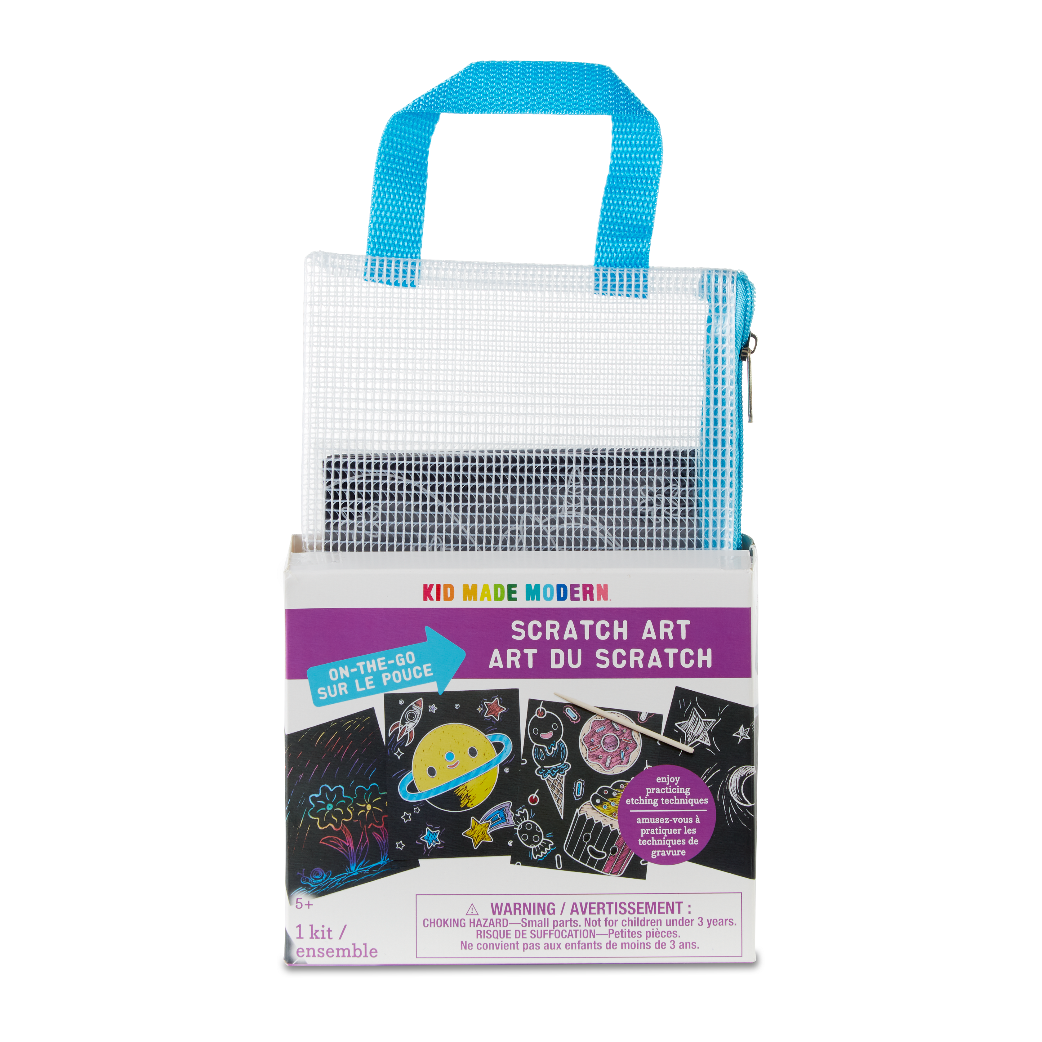 Kid Made Modern On-The-Go Scratch Art Art Kits