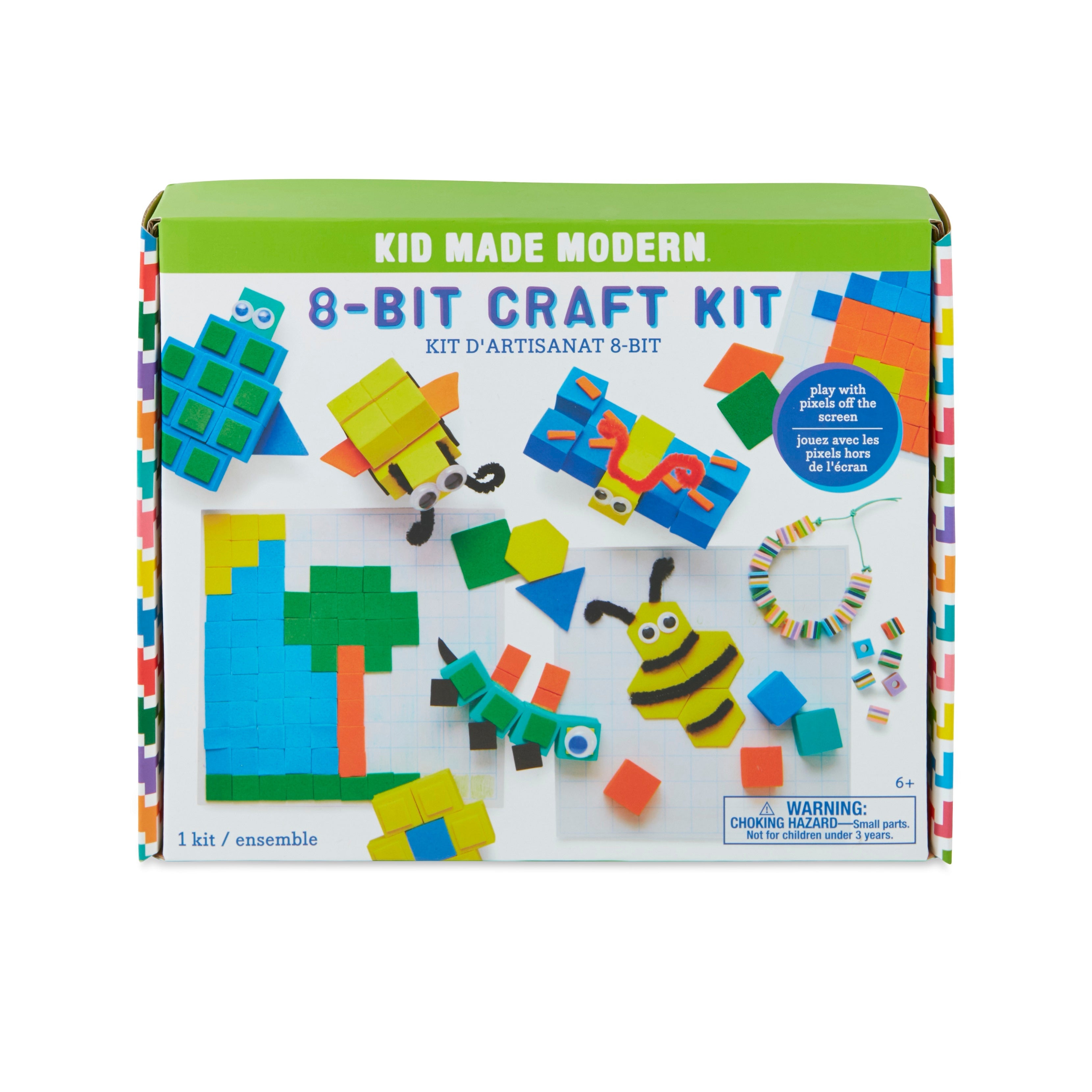 Kid Made Modern 8-Bit Craft Kit Craft Kits