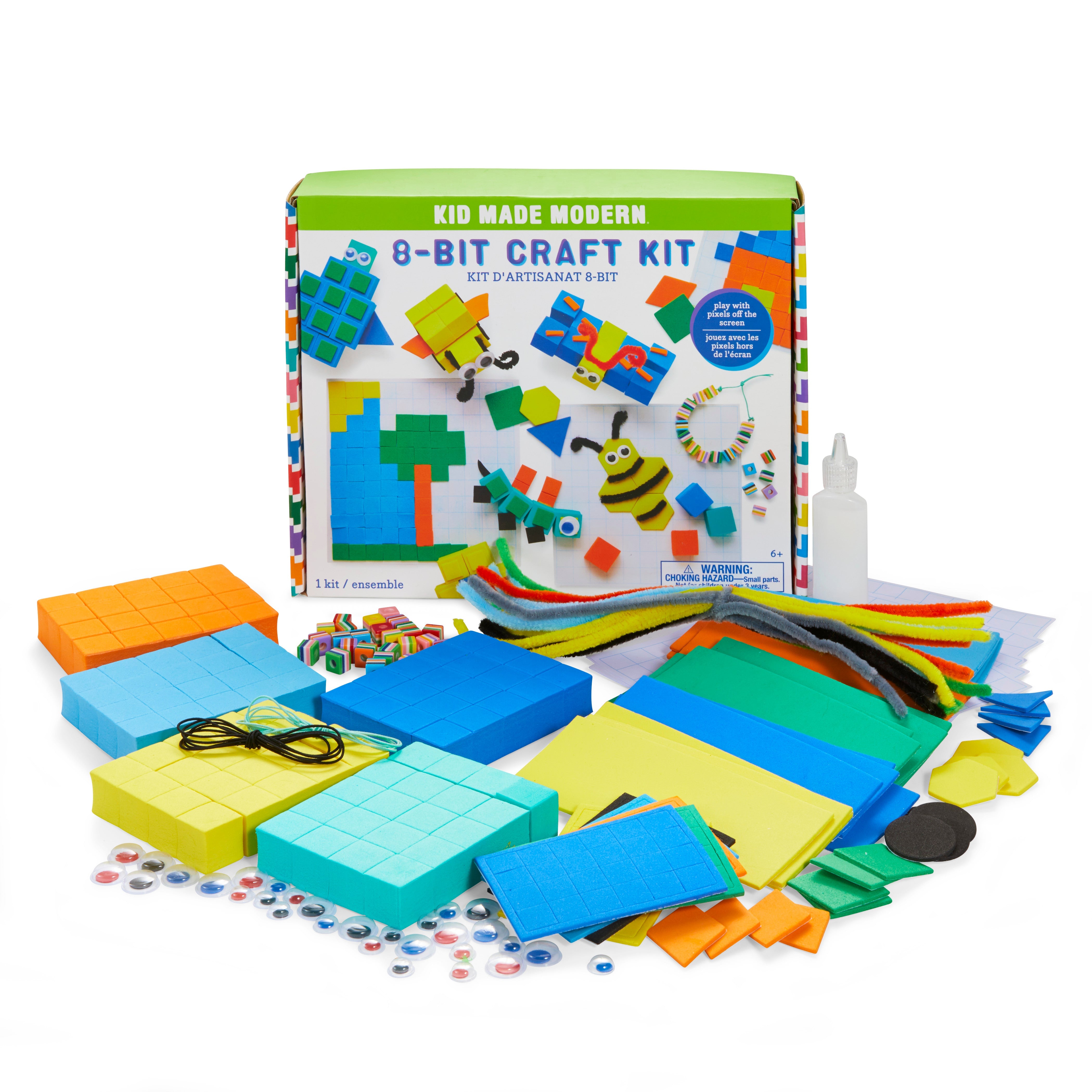 Kid Made Modern 8-Bit Craft Kit Craft Kits