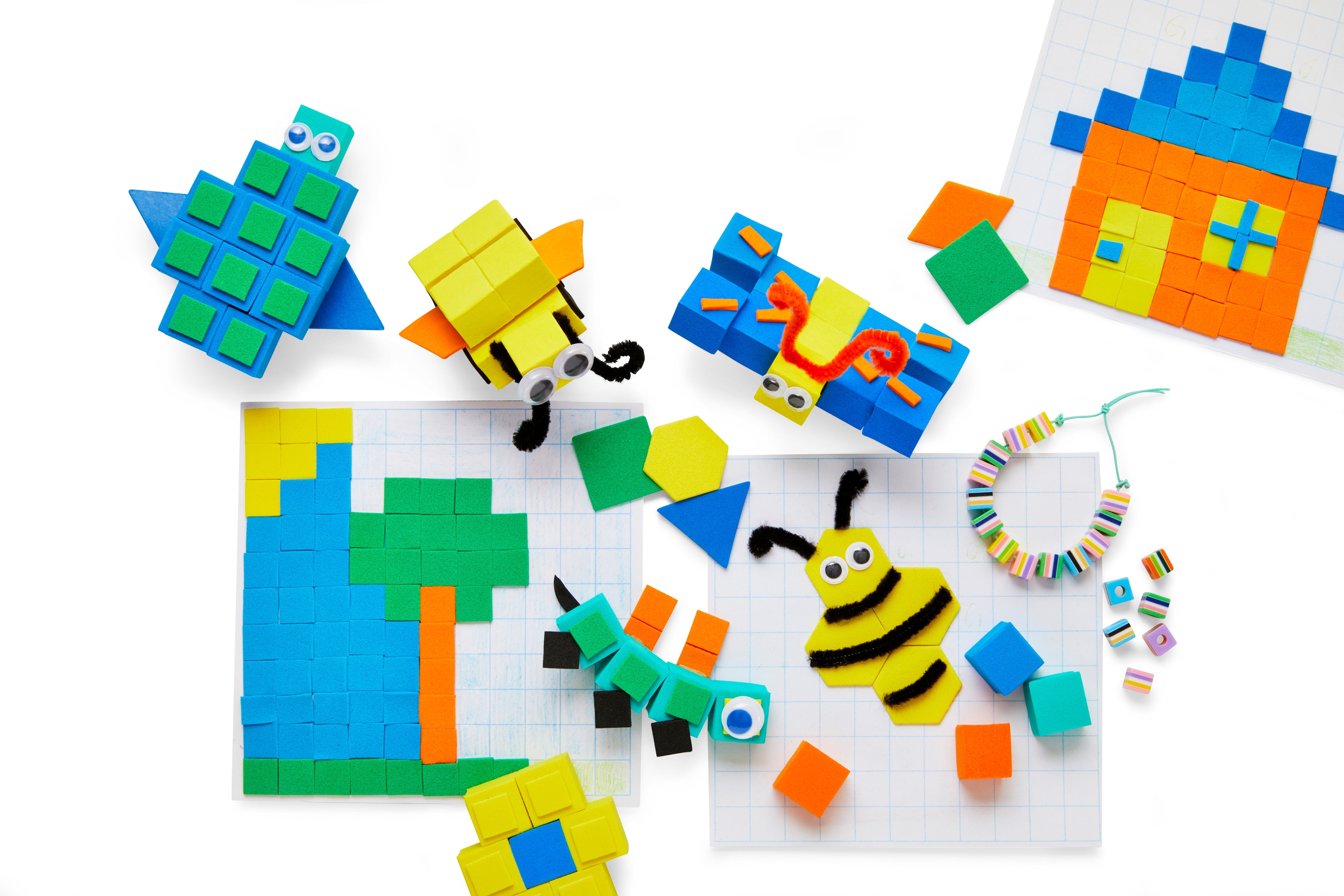 Kid Made Modern 8-Bit Craft Kit Craft Kits