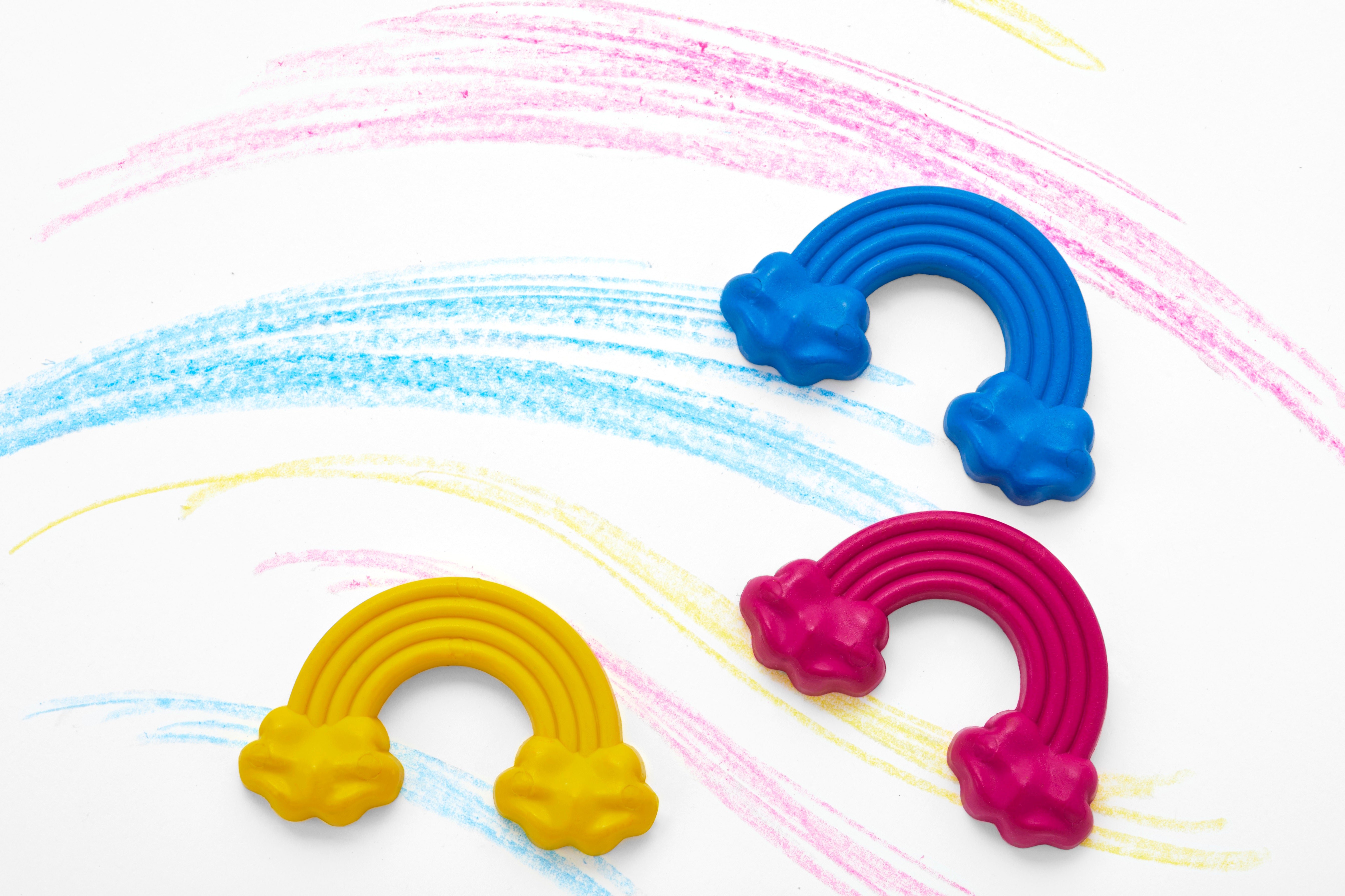 Kid Made Modern Rainbow Crayons (Set of 3) Craft