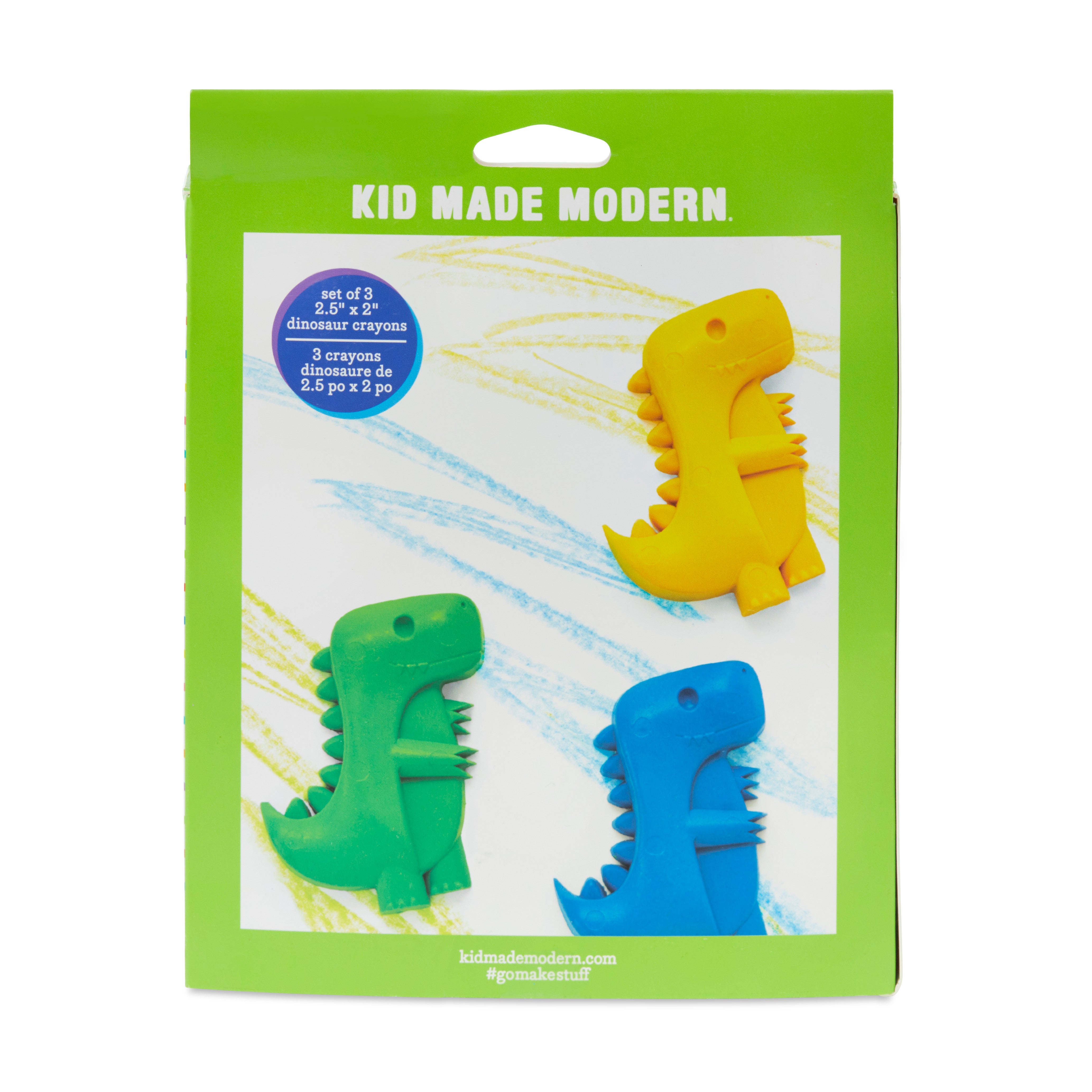 Kid Made Modern Dinosaur Crayons (Set of 3) Craft
