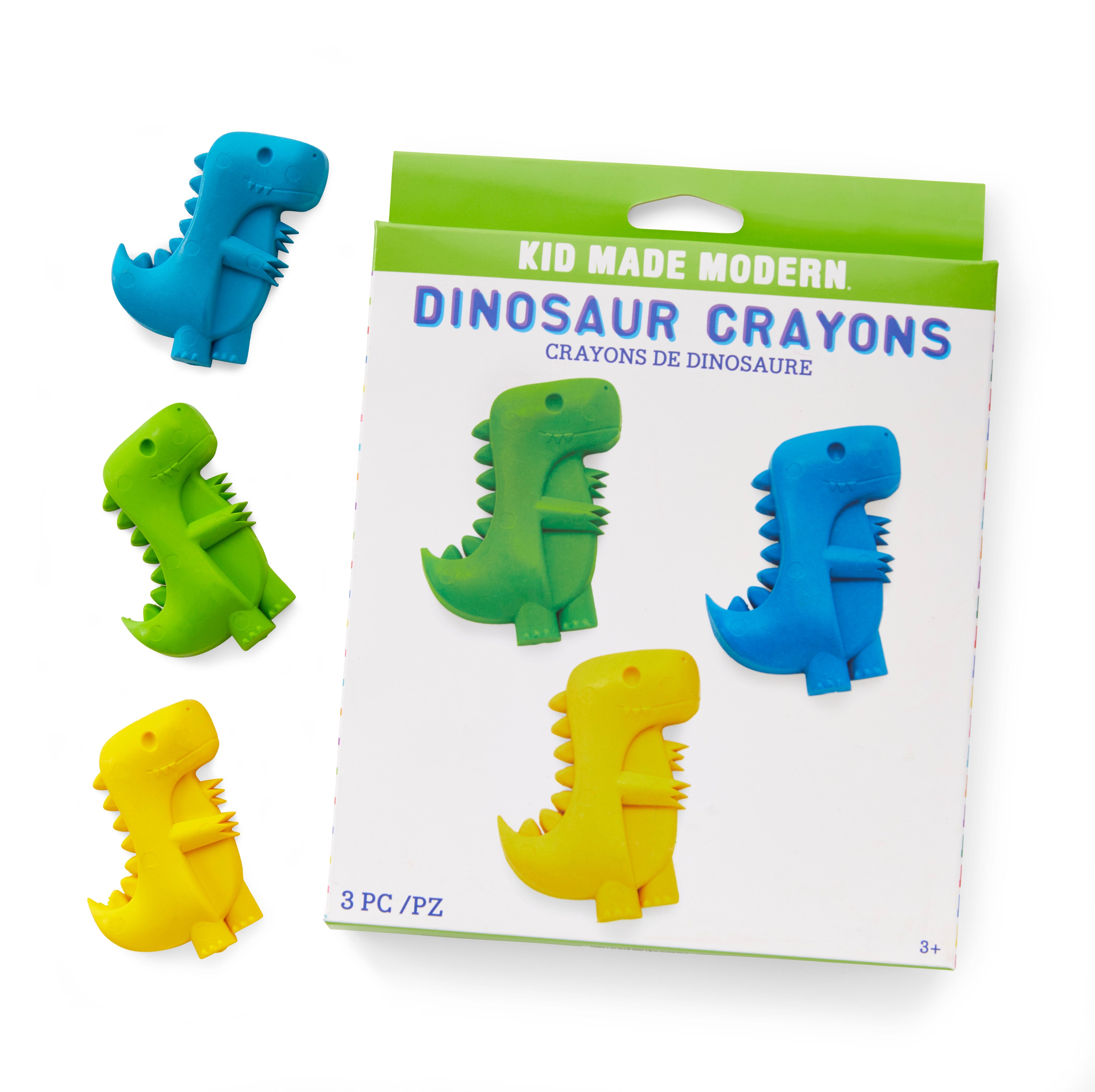 Kid Made Modern Dinosaur Crayons (Set of 3) Craft
