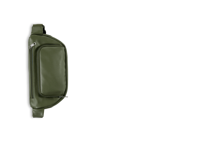 Kibou Vegan Leather Bag - Olive