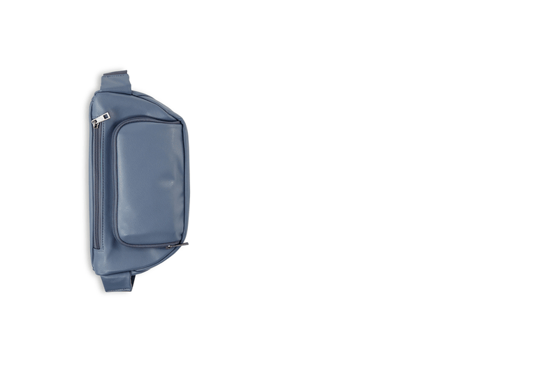 Kibou Vegan Leather Bag - Smoky Indigo