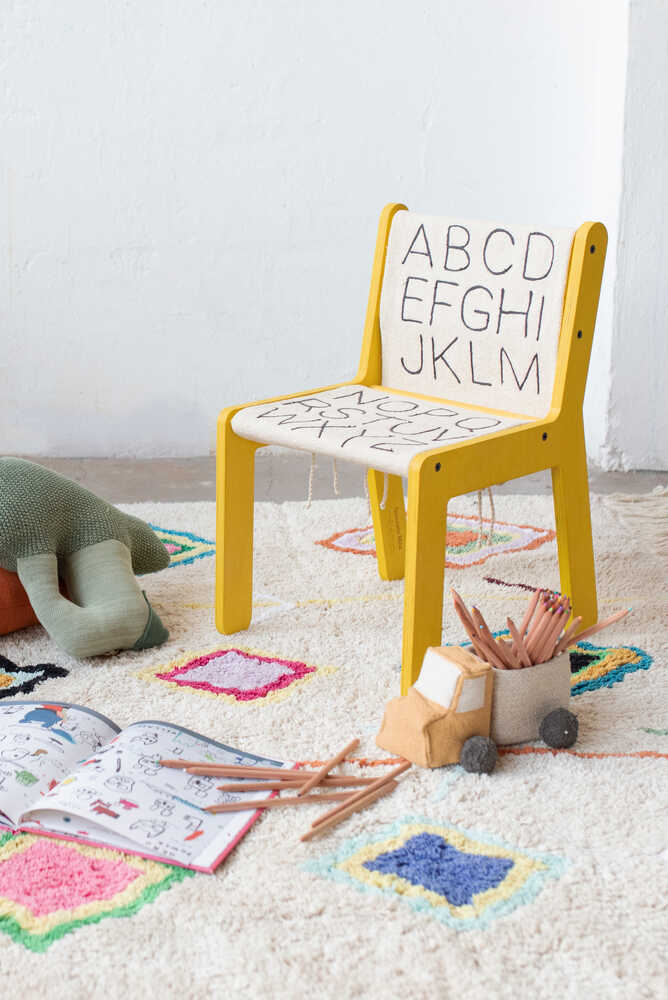 Kid's Chair Sillita Abc - Yellow