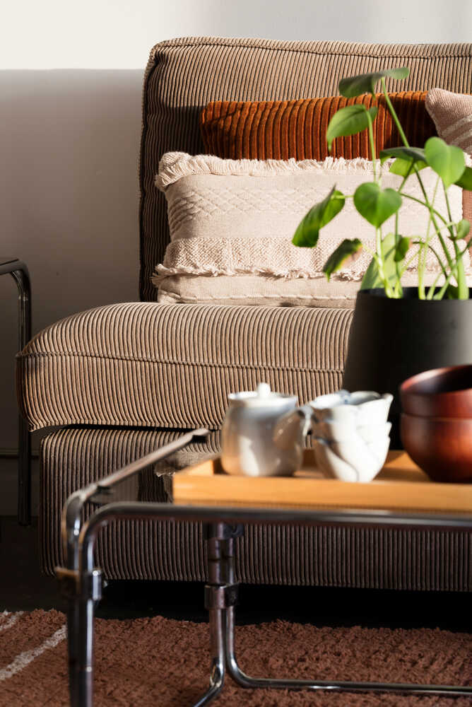 Knitted Cushion Air Dune White - Early Hours