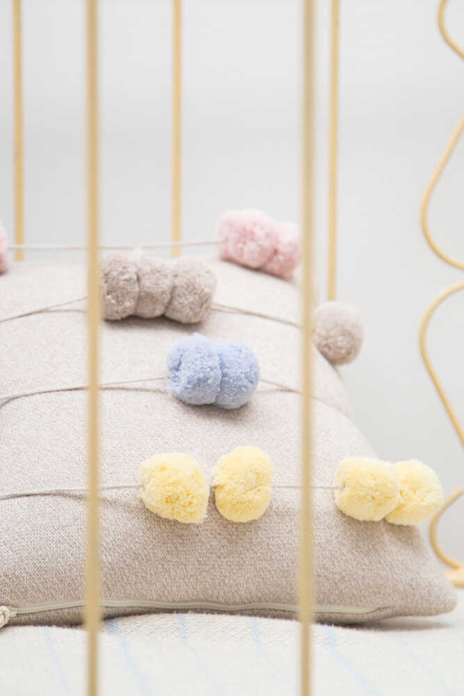 Knitted Cushion Counting Frame - Back-to-School