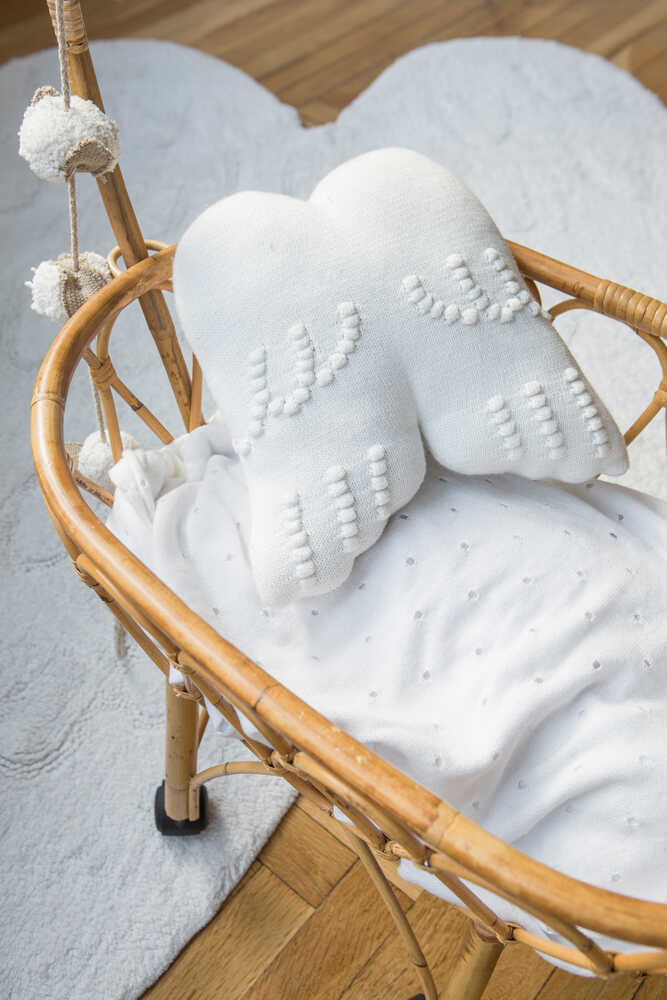 Knitted Cushion Angel Wings - Wings