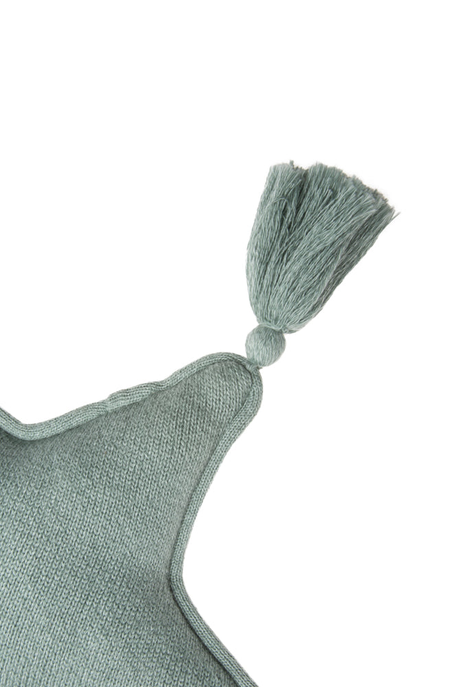 Knitted Cushion Twinkle Star Indus Blue - Stars