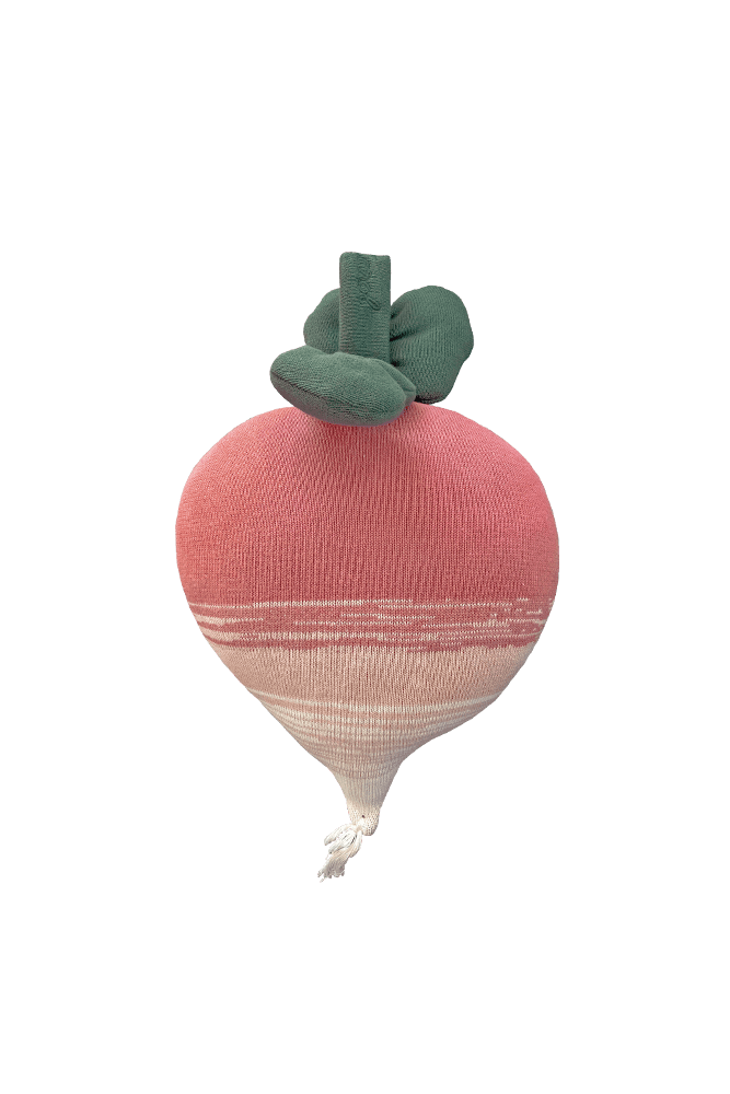 Knitted Cushion Ramona The Radish - Oli&Carol