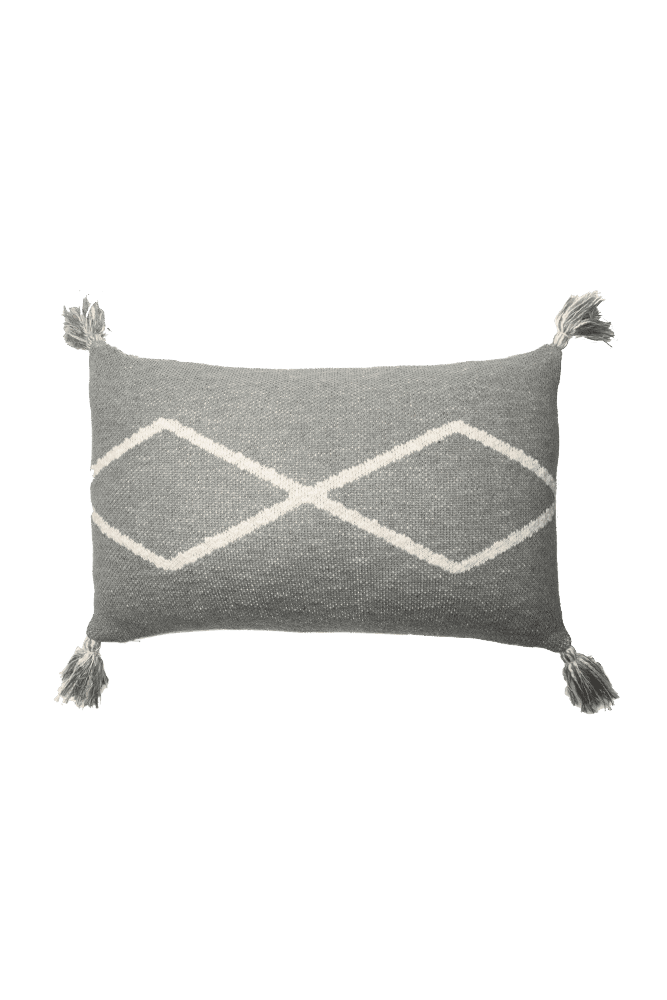 Knitted Cushion Oasis Grey - Bereber Classics