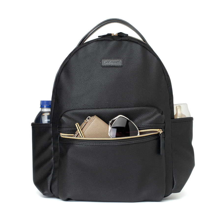 Lola Vegan Leather Backpack Black