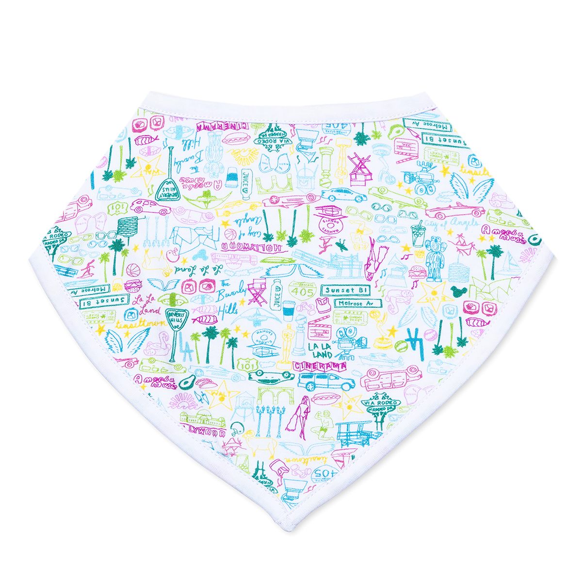 Los Angeles Baby Bib - Malibu Multi - Los Angeles - Malibu Multi