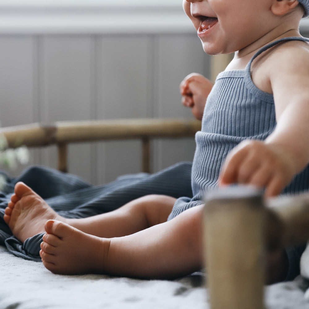 The Tank Onesie - Slate