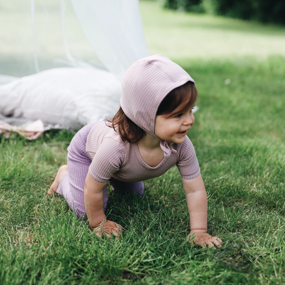 The Short Sleeve Onesie - Mauve