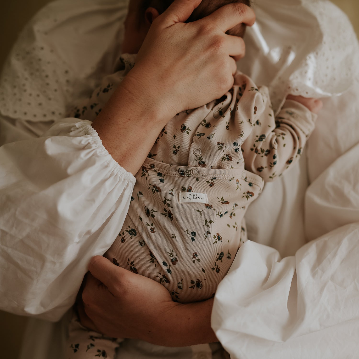 The Printed Pixie Bonnet - Floral Sand