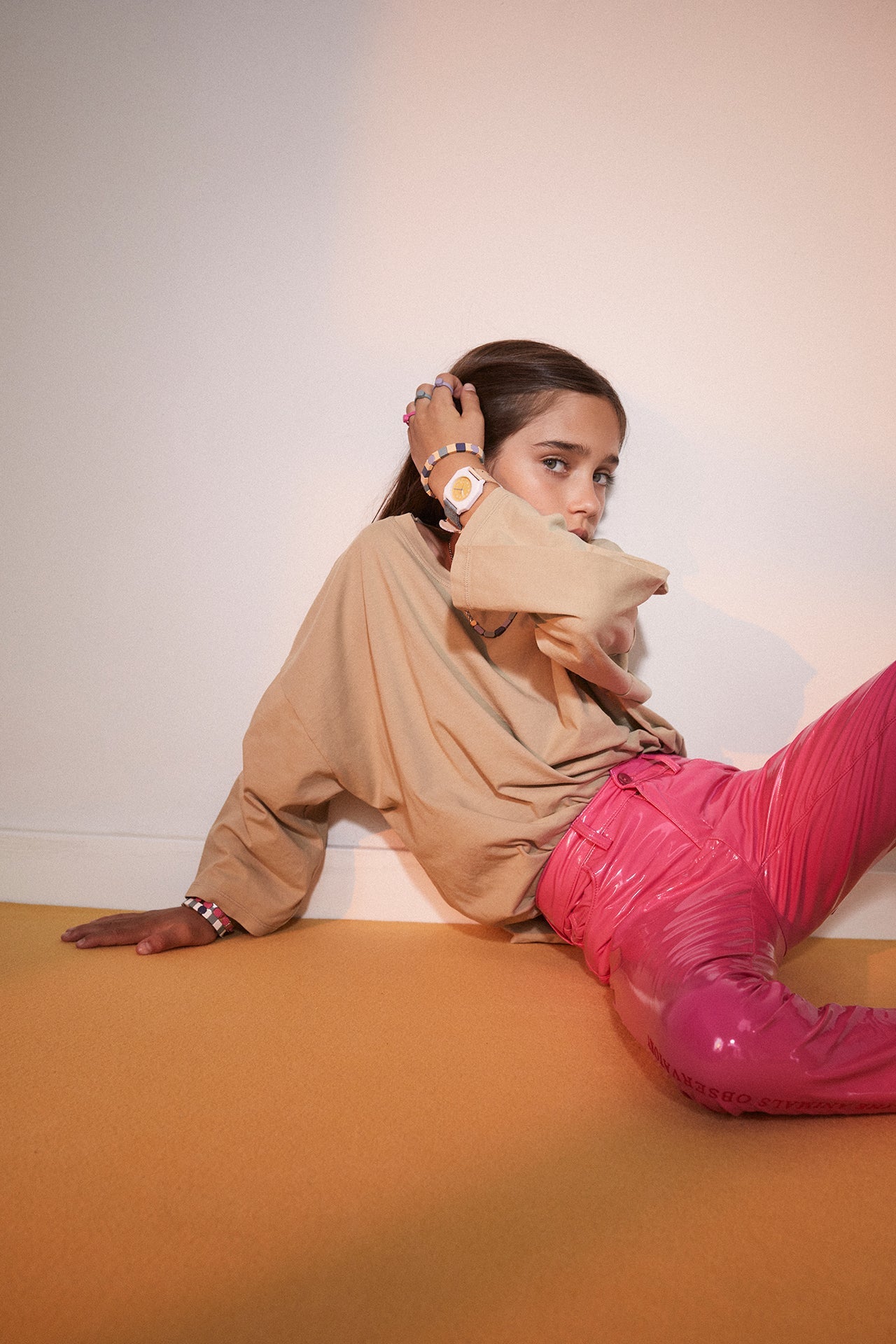 Mini Kyomo Confetti - Tan & Denim Watch For Kids Watche