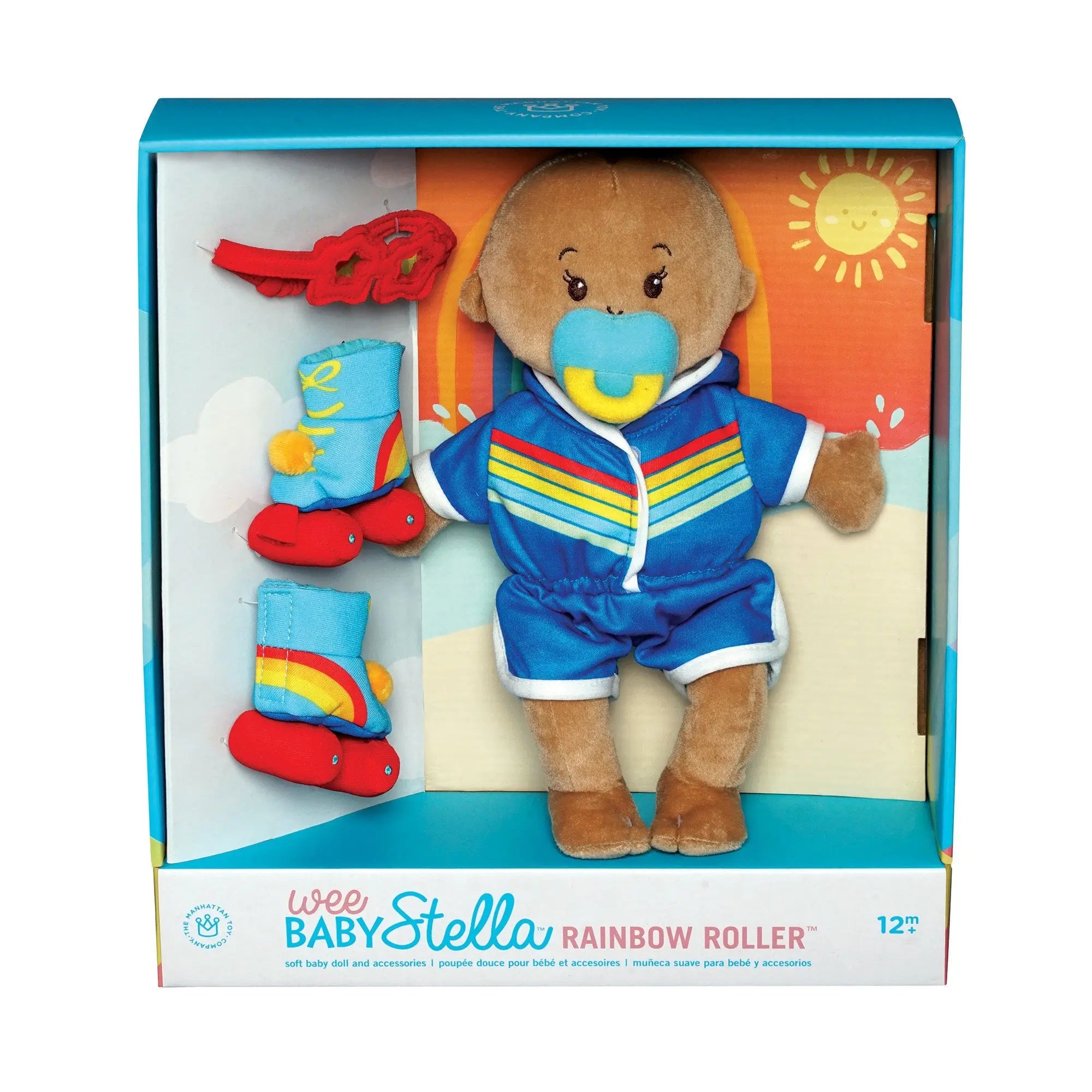 Manhattan Toy Wee Baby Stella Rainbow Roller Dolls