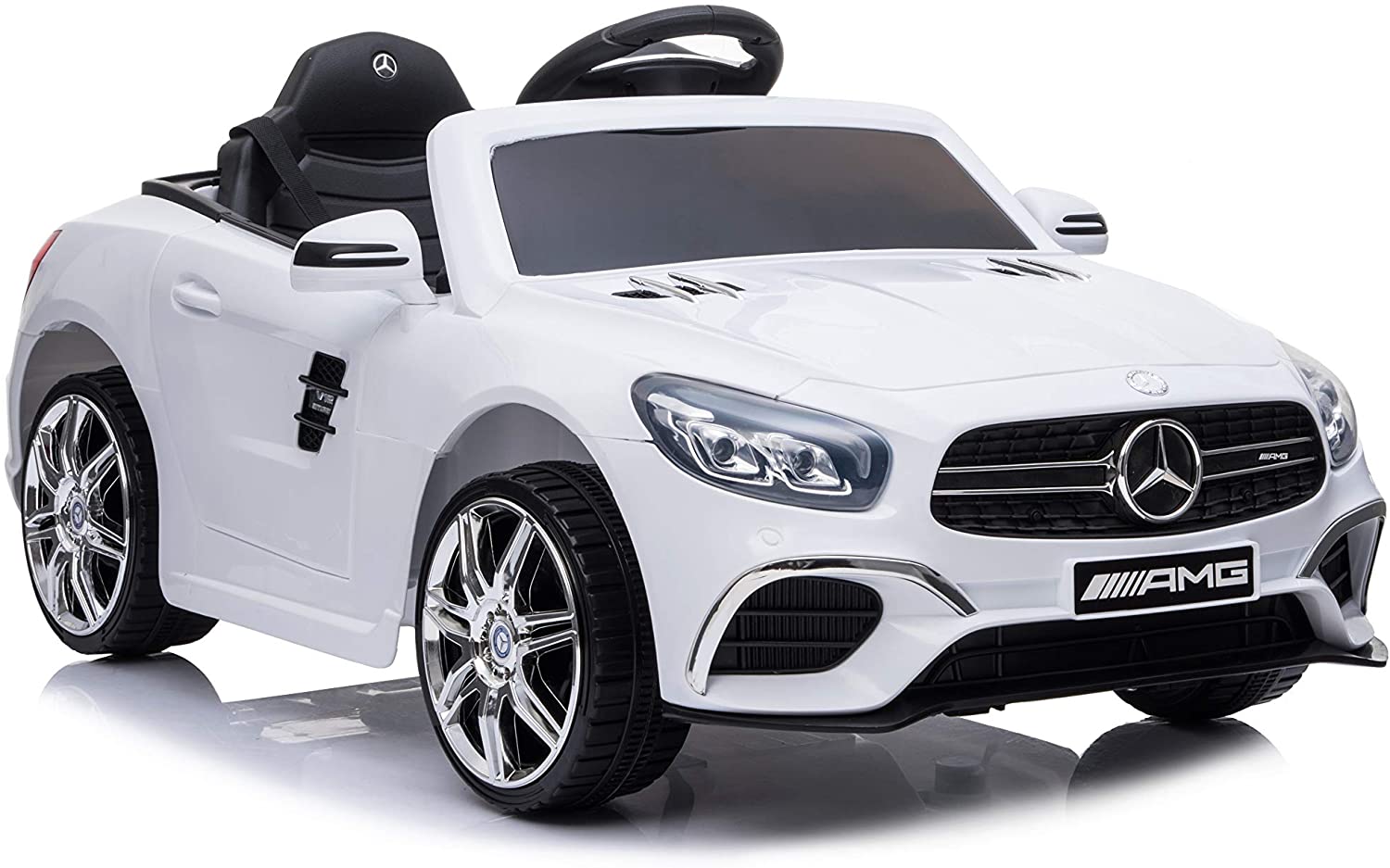 Best Ride On Cars Mercedes Benz AMG SL63 12V Ride-On Car, White