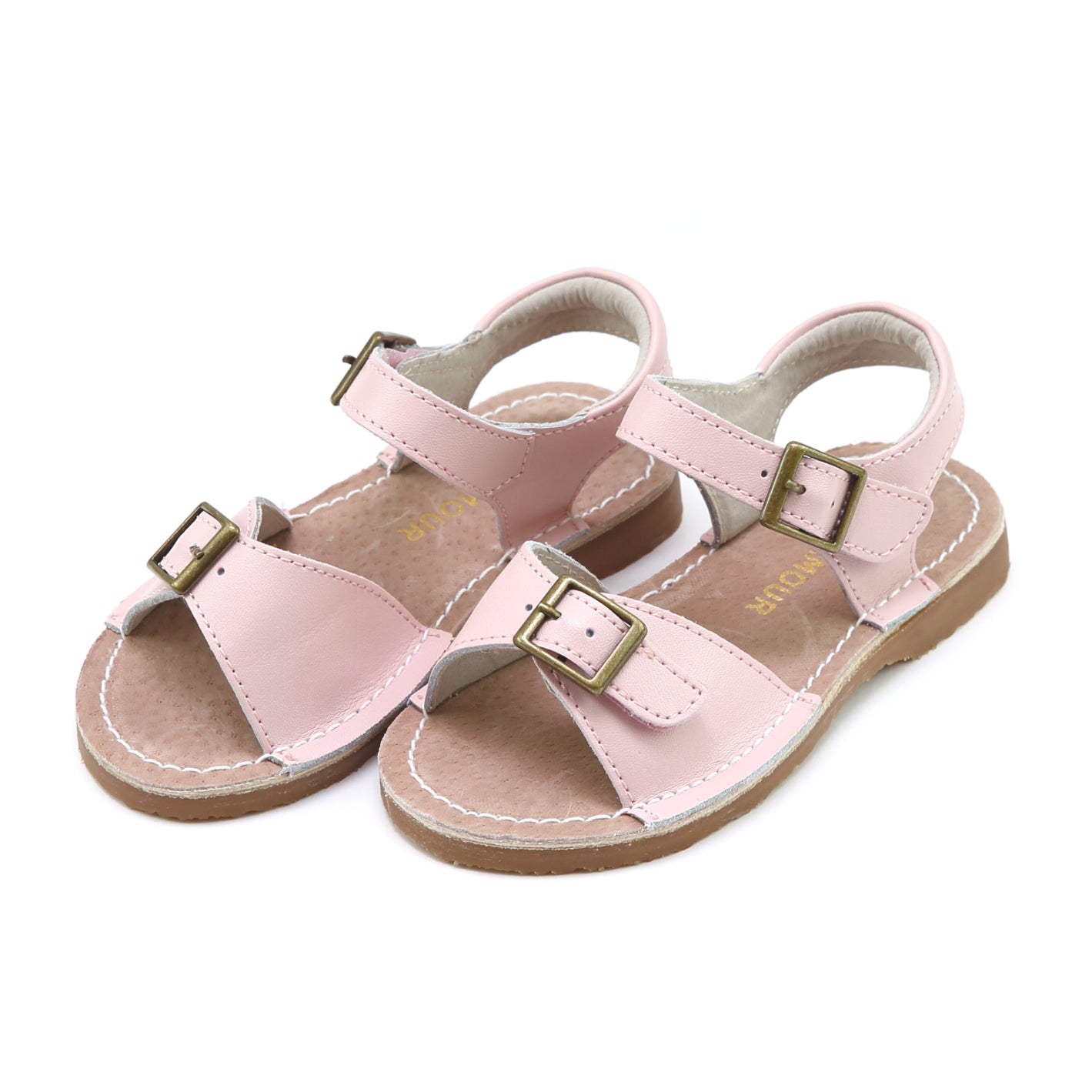 Sandals Leather Buckle Open Toe | Olivia