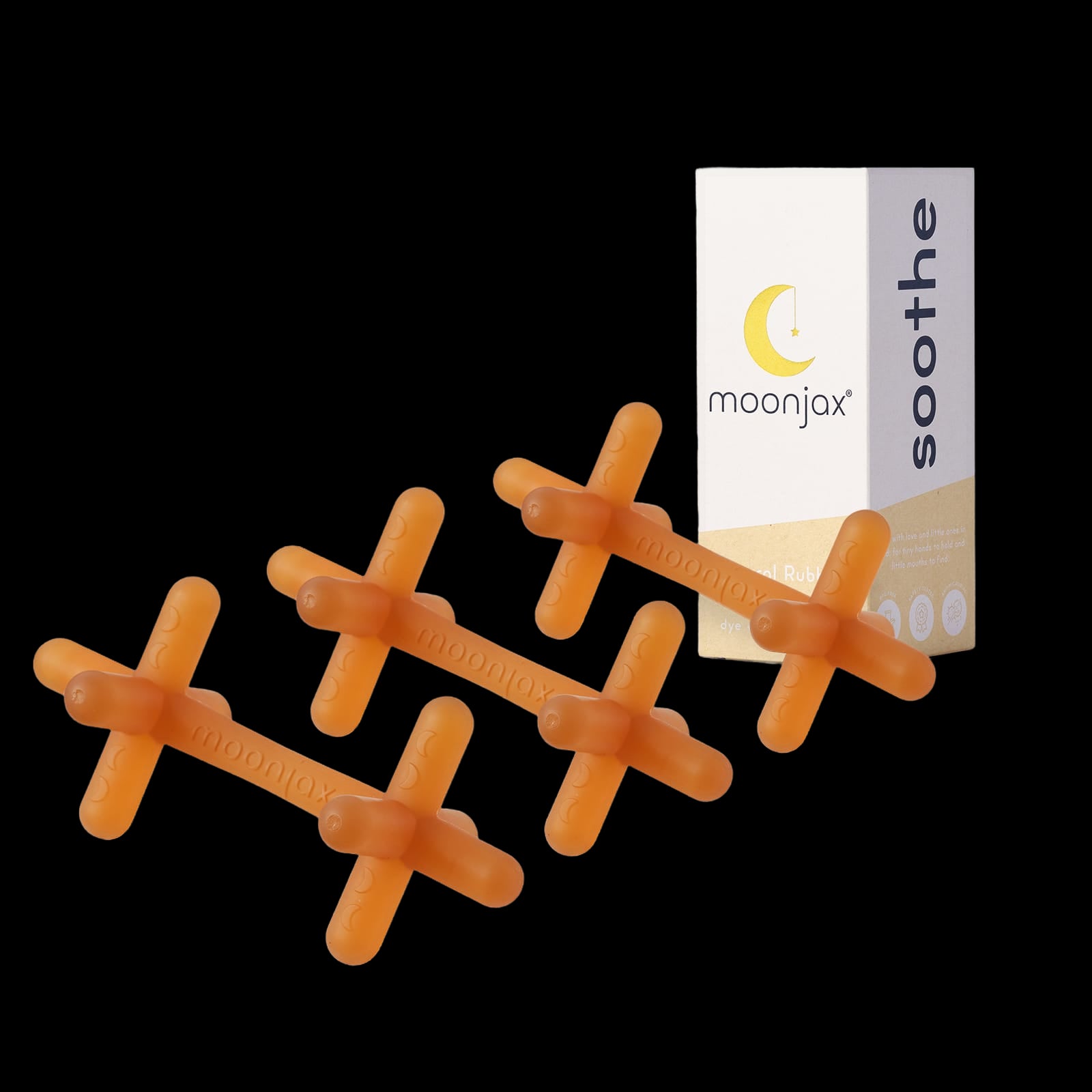 3-pack Mix & Match Patented Moonjax®best Baby Teether