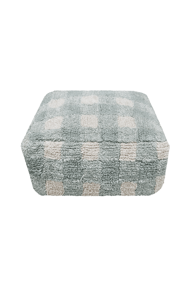 Pouf Vichy Blue Sage - Kitchen