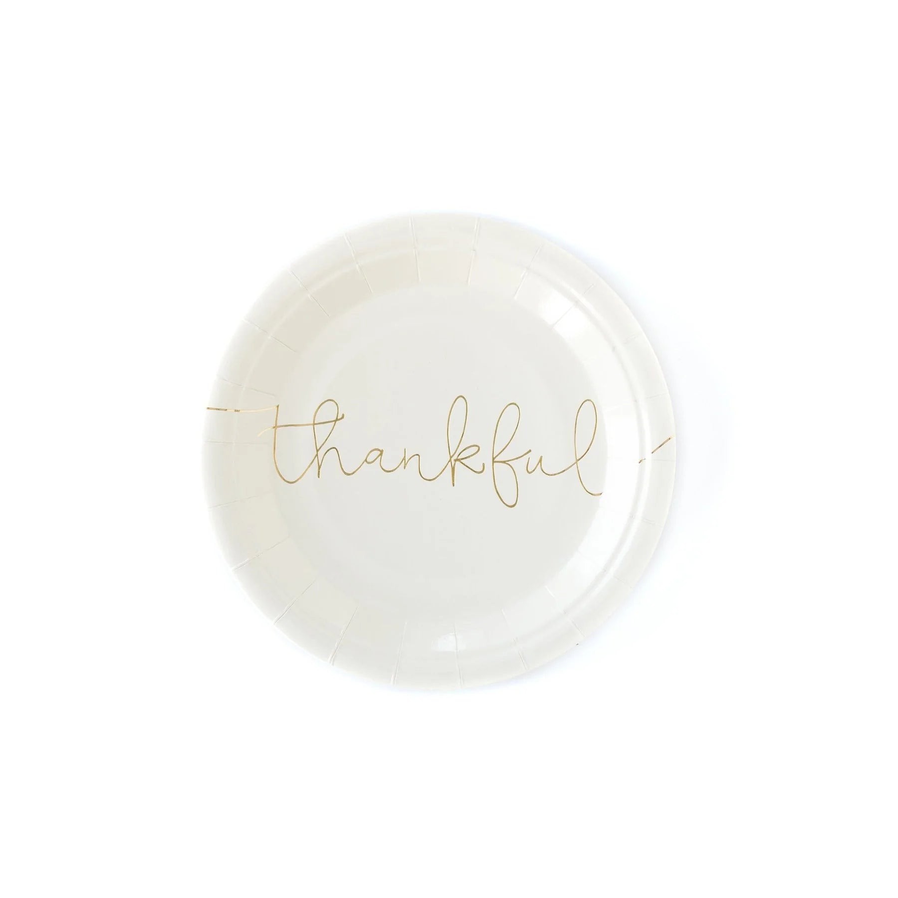 Thankful & Grateful Thanksgiving Plate