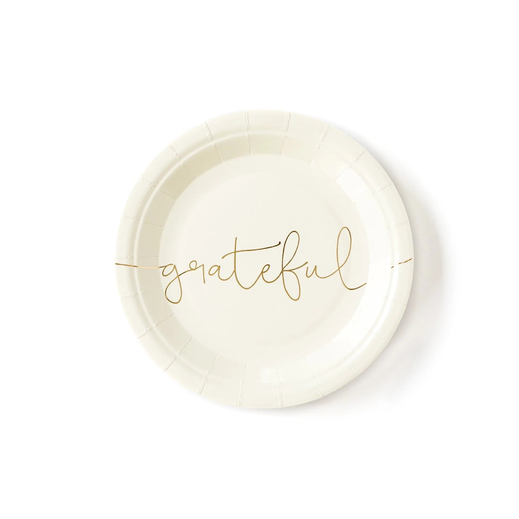 Thankful & Grateful Thanksgiving Plate