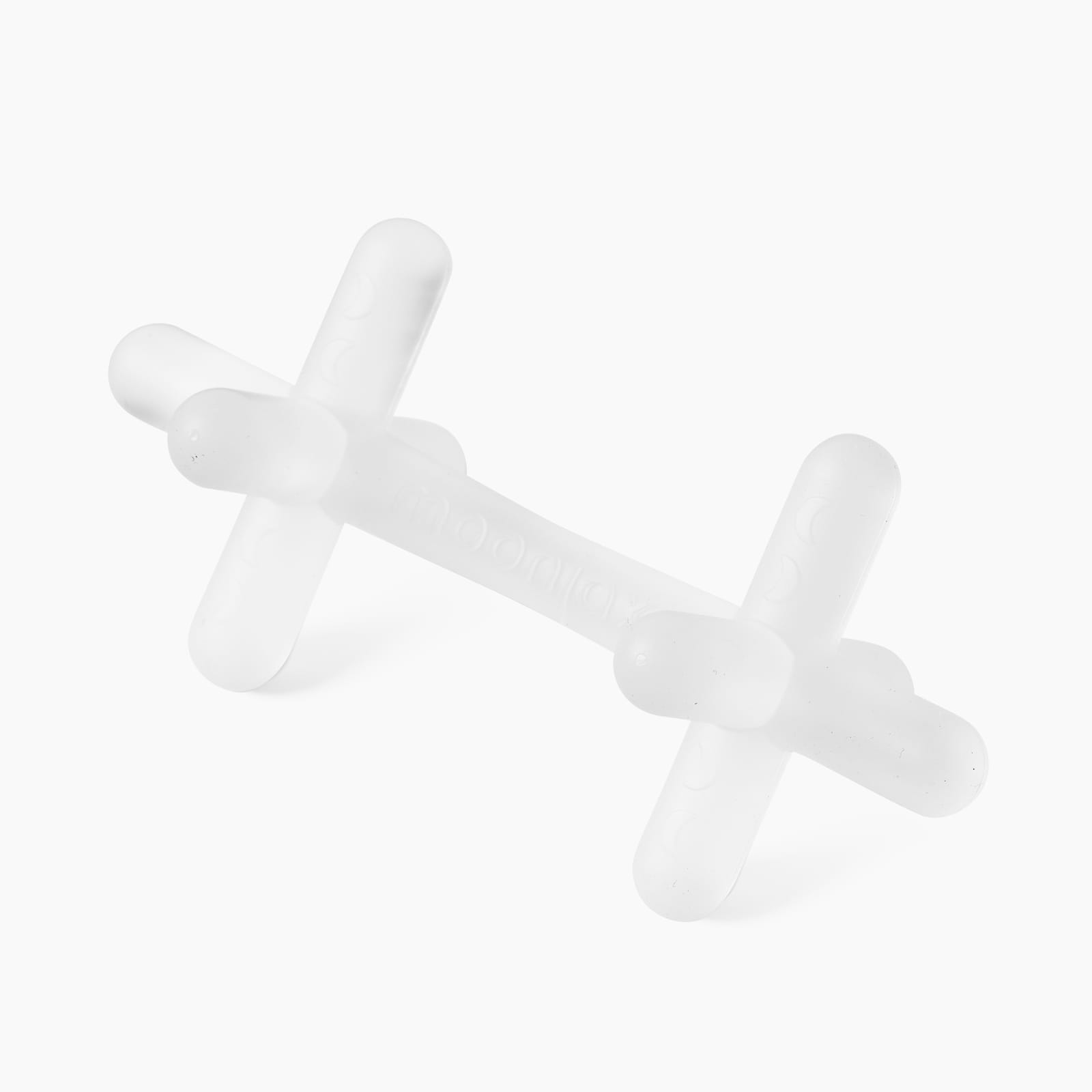 1-pack Clear Silicone Patented Moonjax® Best Baby Teether