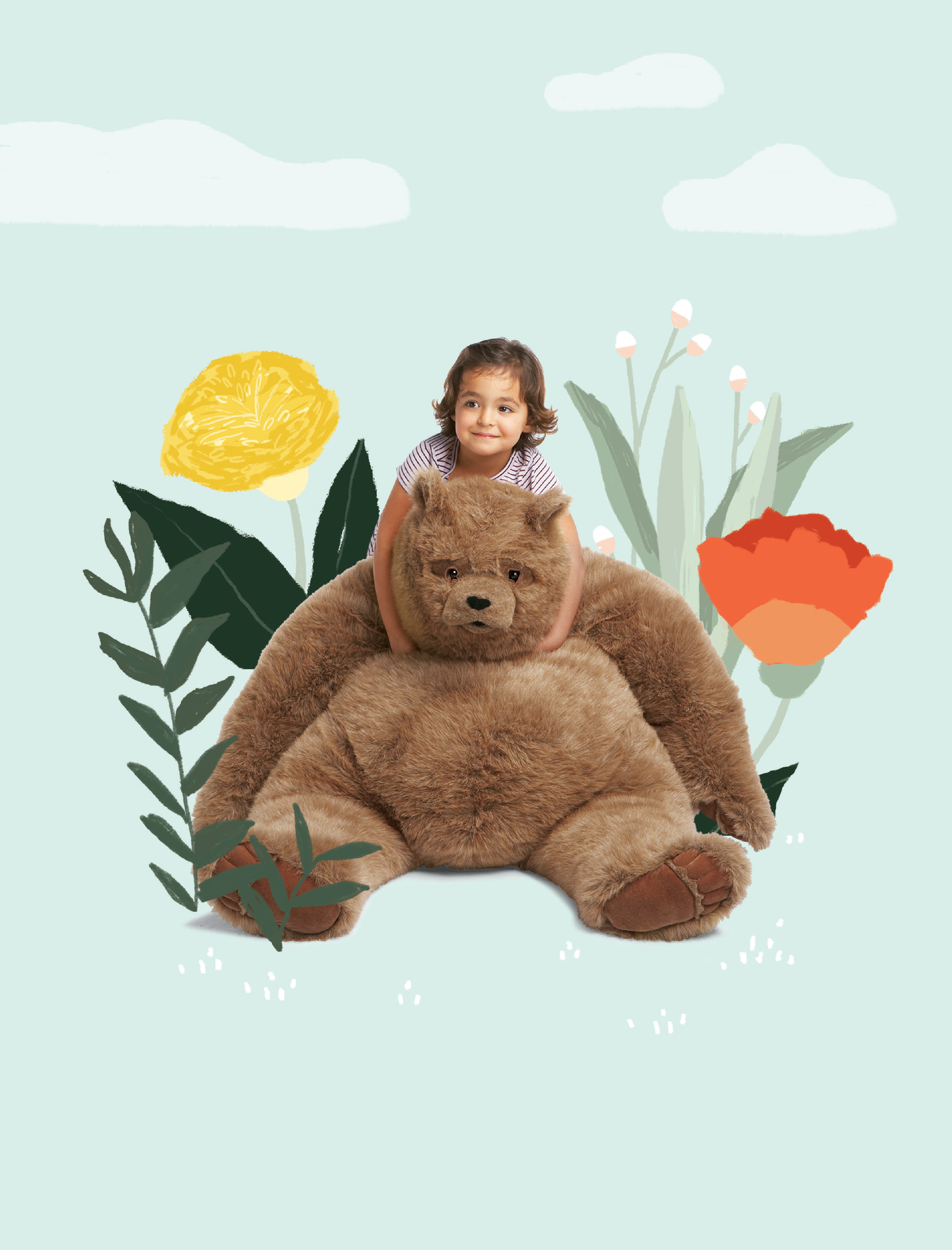Manhattan Toy Kodiak Bear 40" Brown - EasyTot