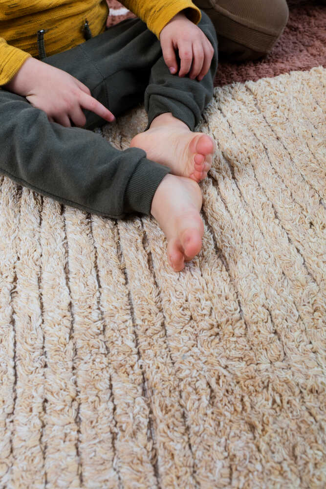 Reversible Washable Rug Twin Amber - Reversible