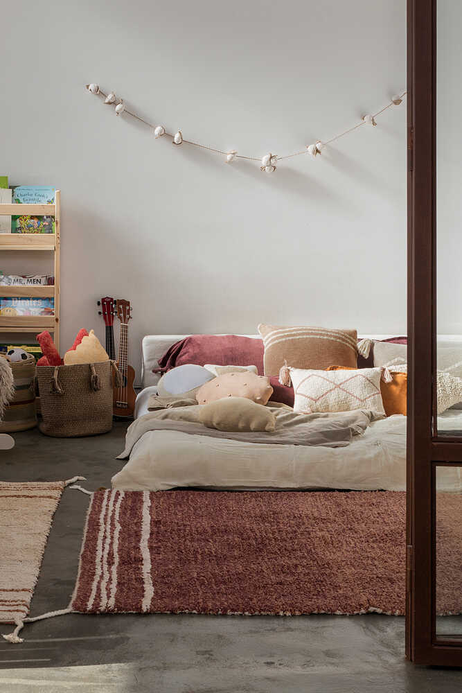 Reversible Washable Rug Twin Toffee - Reversible