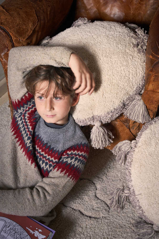 Rugcycled Floor Cushion Circle - RugCycled Collection