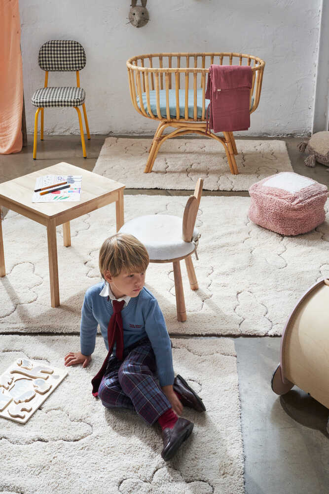 Washable Rug Clouds Natural - RugCycled Collection