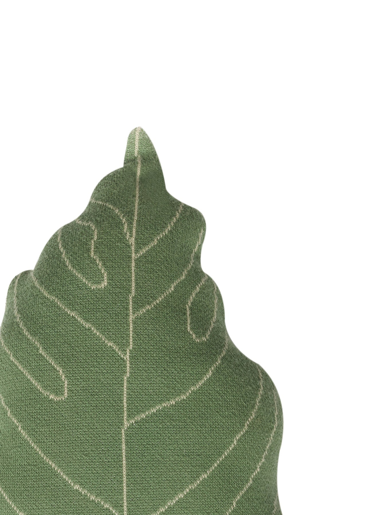 Knitted Cushion Baby Leaf - Plants