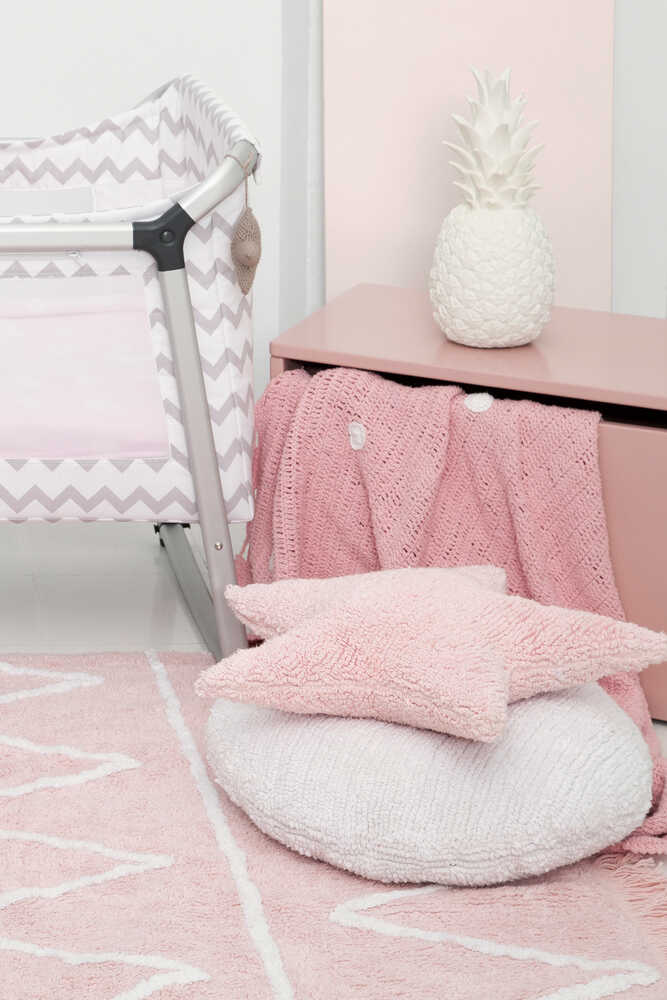 Cushion Big Dot White