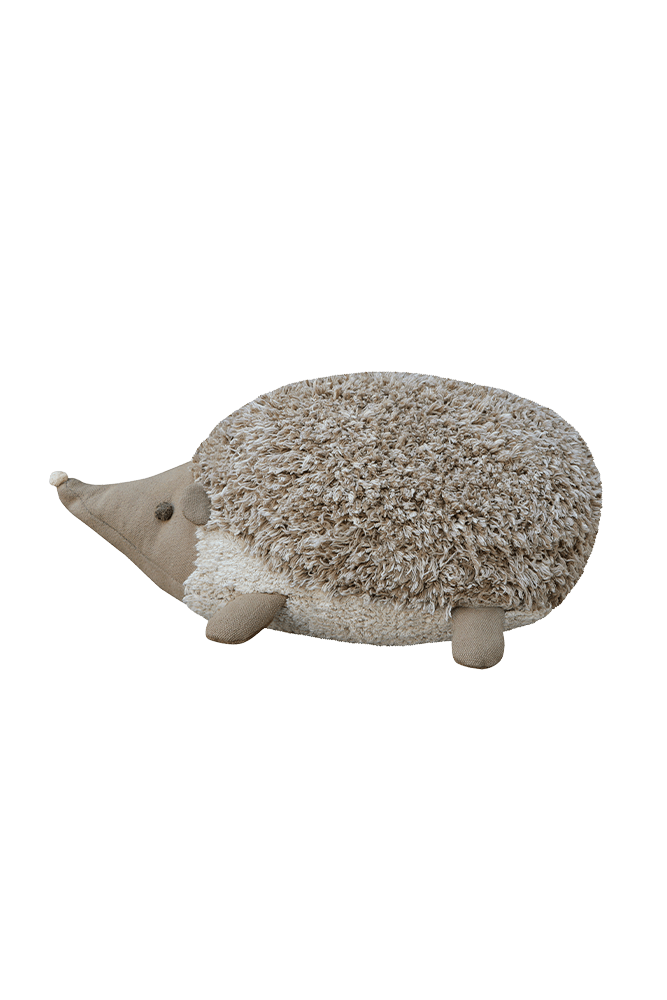 Floor Cushion Hedgehog - Mushroom hunters / Forest finds