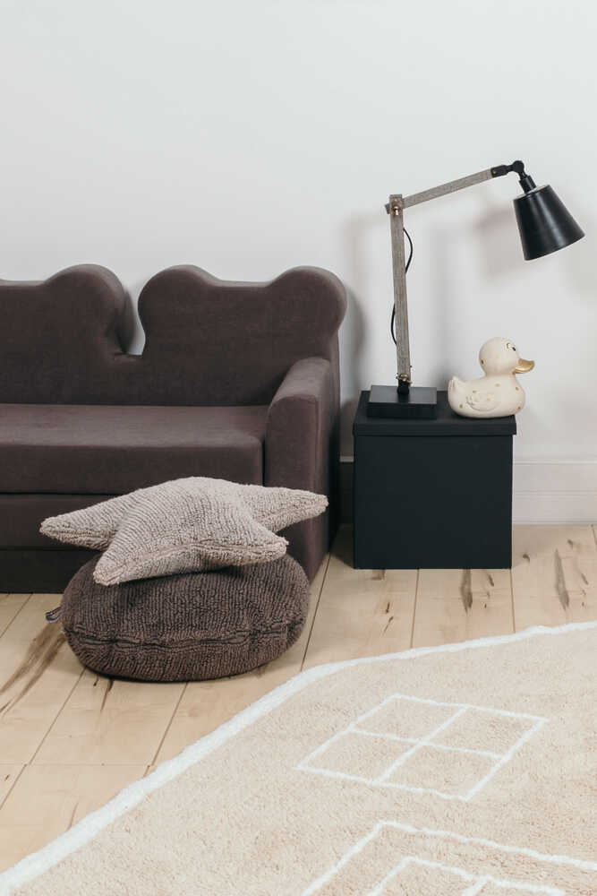 Cushion Star Light Grey - Stars