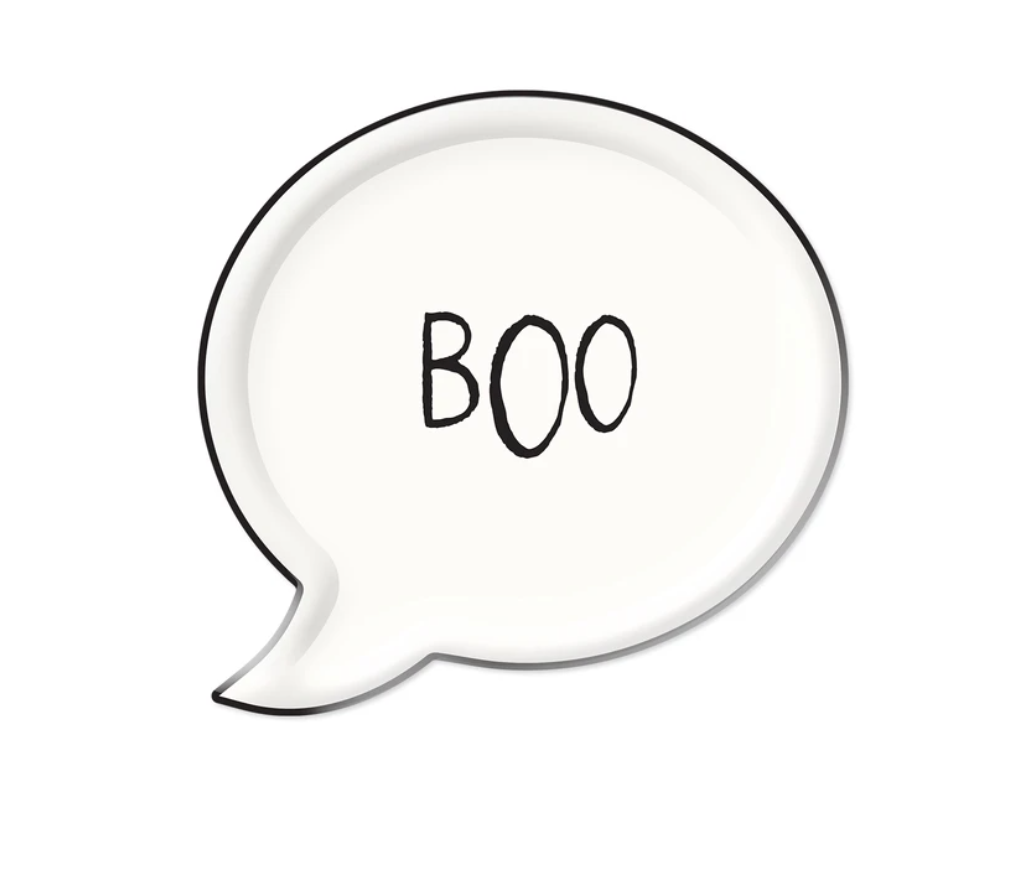 Sprinkles & Confetti | Party Boxes & Party Supplies Boo Halloween Plate by Sprinkles & Confetti | Party Boxes & Party Supplies