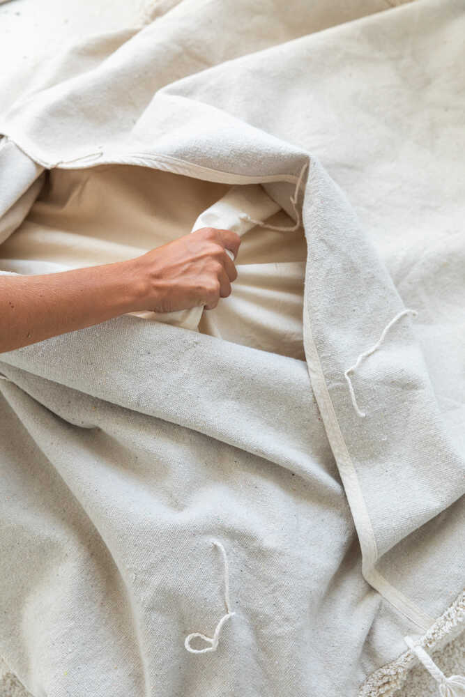 Sleepover Pouf Lou Natural - Pyjama Party