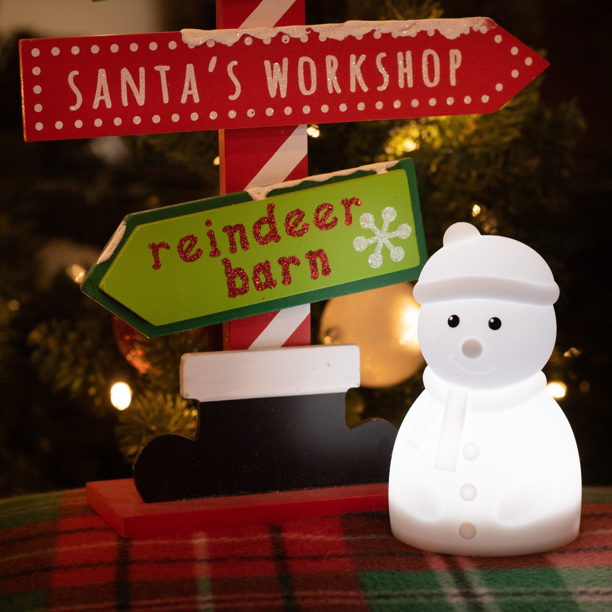 LumiPets® Junior Snowman - Children's Nursery Touch Night Light