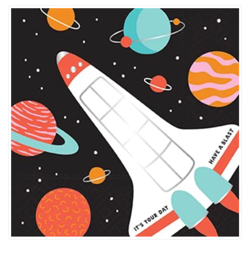 Outer Space Dessert Napkins