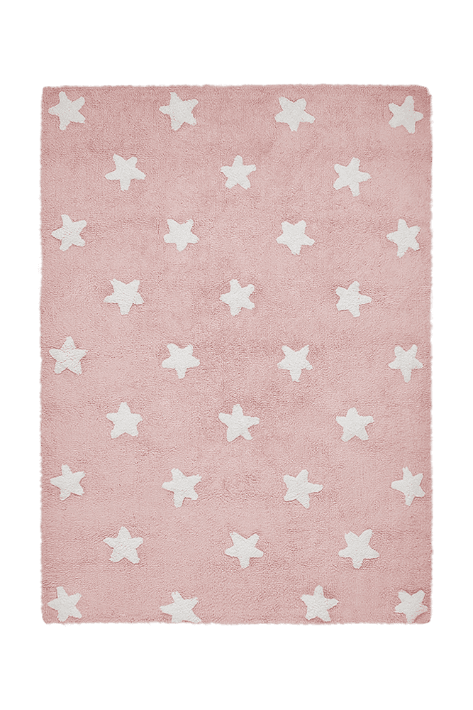 Washable Rug Stars Pink - STARS