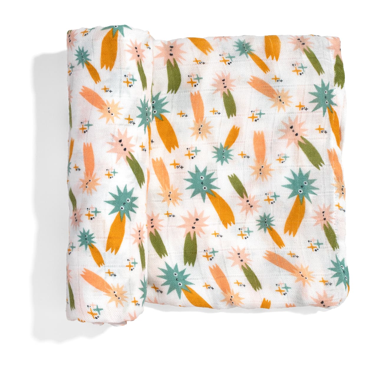 Crib Sheet And Swaddle Bundle - Space Explorer