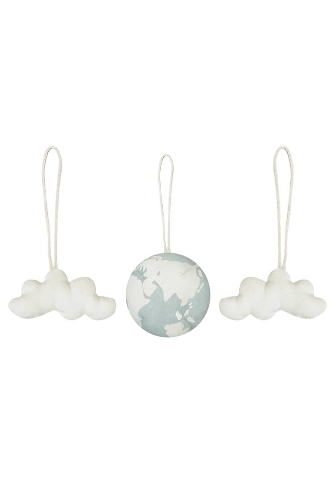 Set Of 3 Rattle Toy Hangers