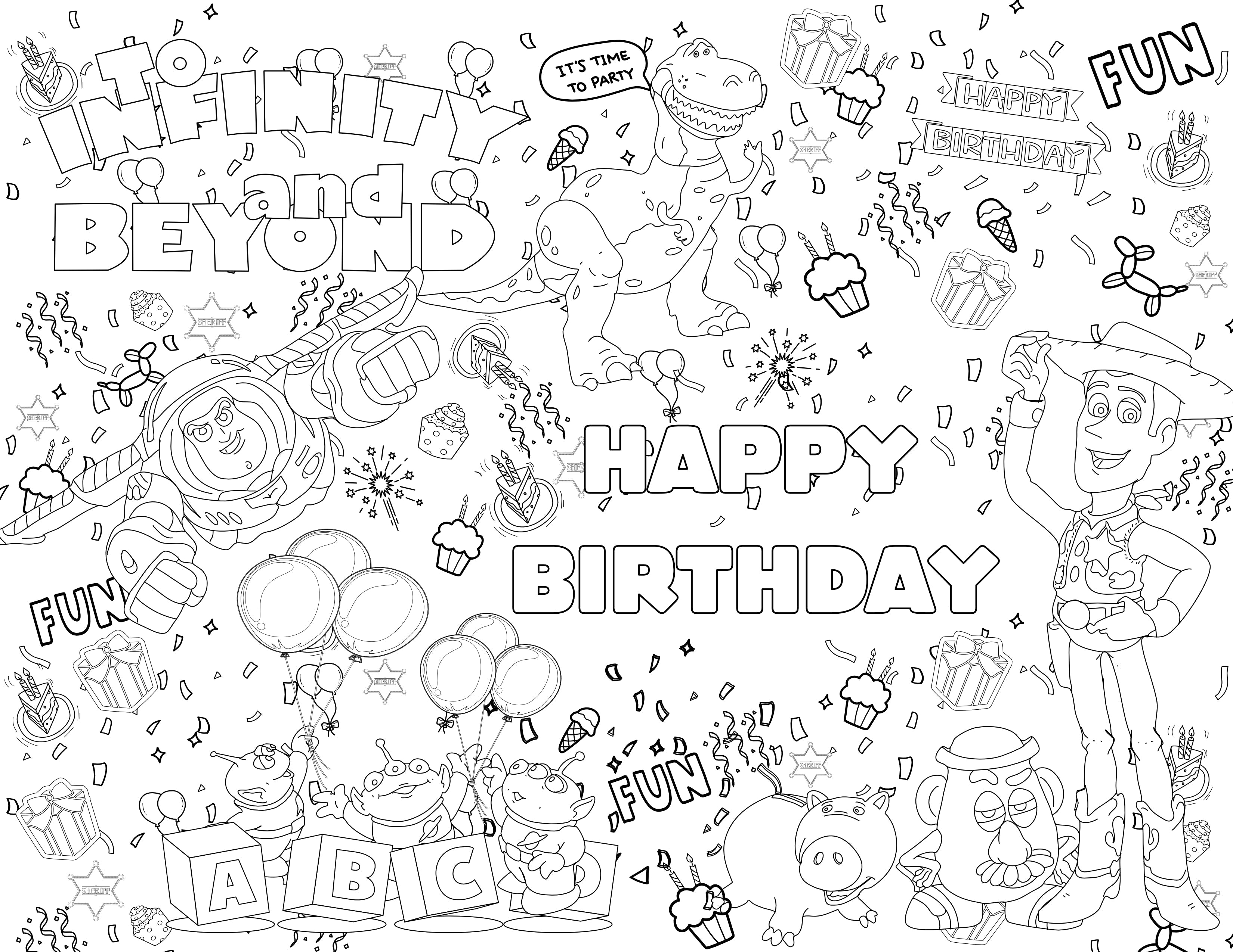 Creative Crayons Workshop Toy Themed Coloring Sheet by Creative Crayons Workshop