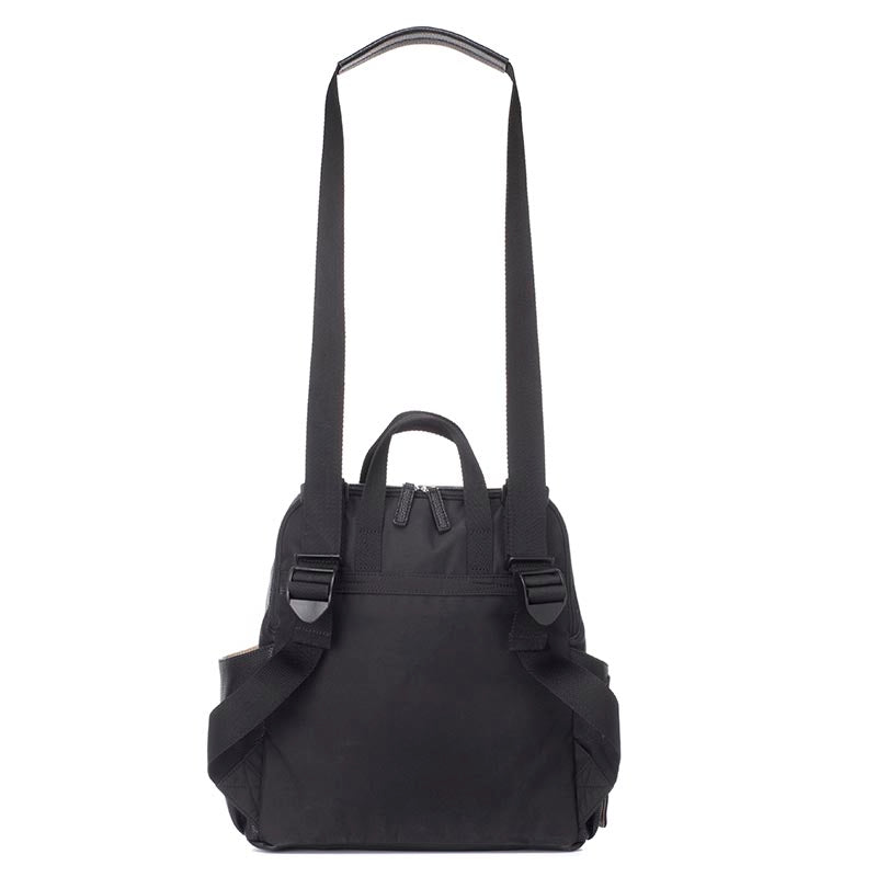 Robyn Vegan Leather Convertible Backpack Black