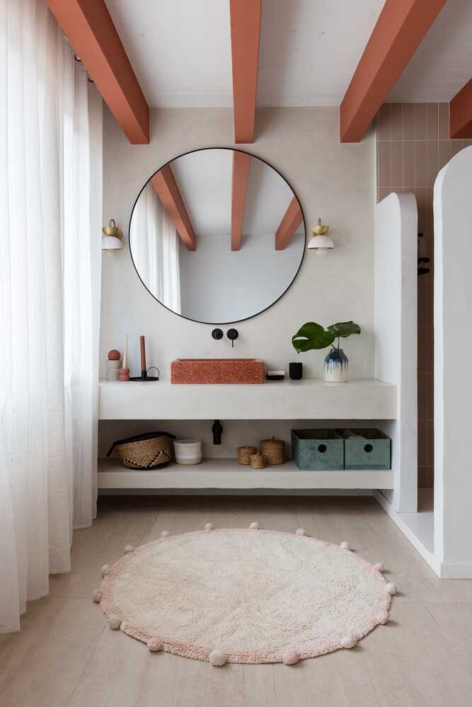 Washable Rug Bubbly Natural - Vintage Nude - Re Edition + Bubbly