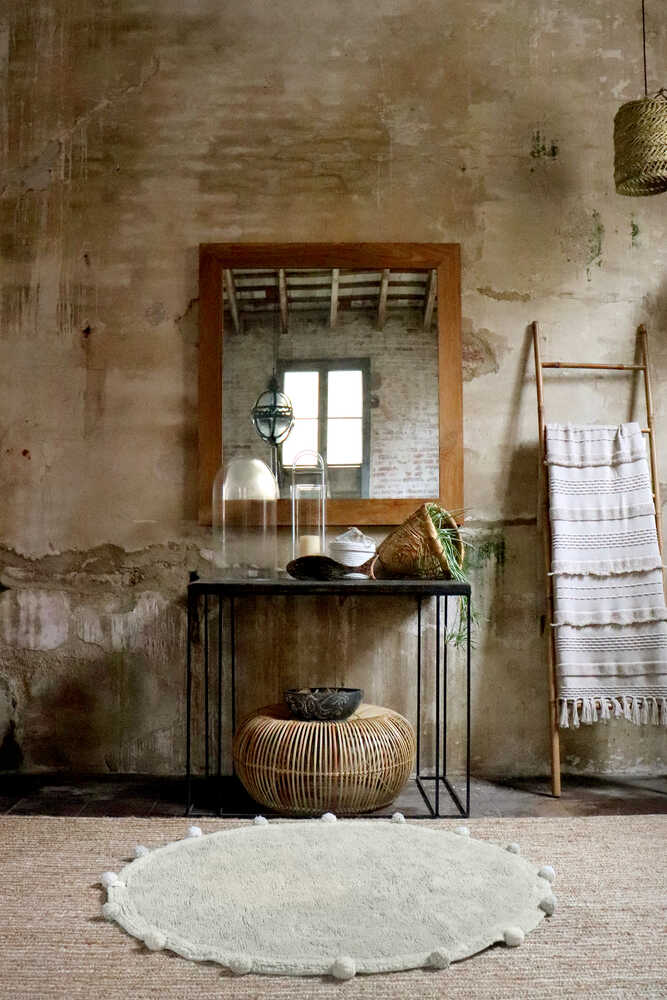 Washable Rug Bubbly Olive - Natural - Re Edition + Bubbly